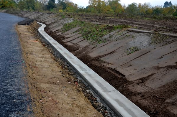 Slope Drainage Installation in Mckinney