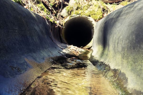 Drainage Swale Installation in Mckinney