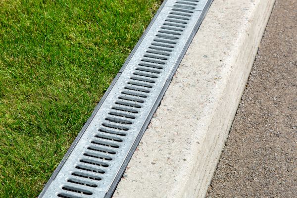 Courtyard Drain Installation in Mckinney