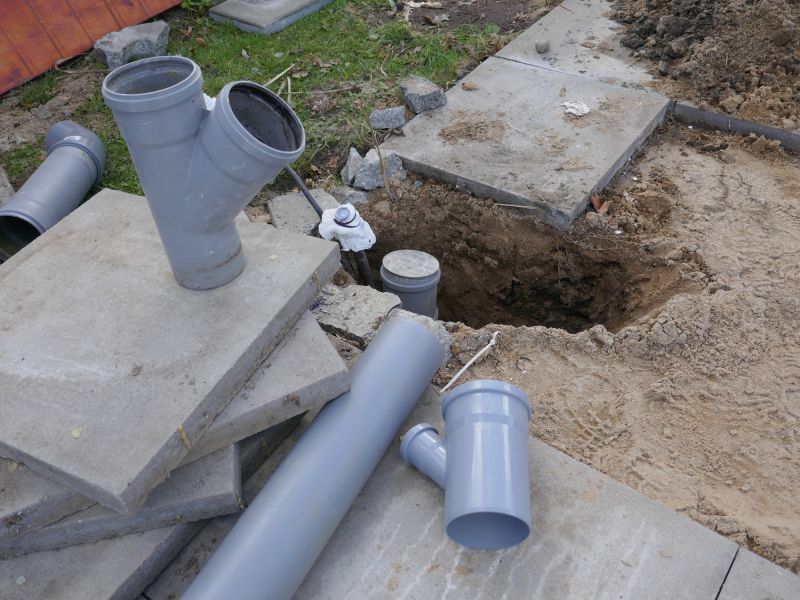 Basement Drainage Installation detail